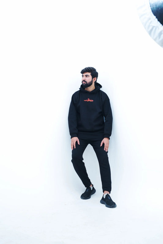 CHINGARII Signature Black Hoodie