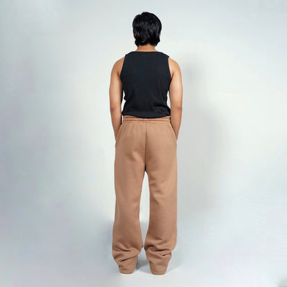 BROWN SIGNATURE SWEATPANTS