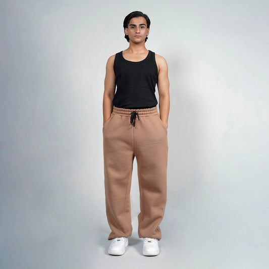 BROWN SIGNATURE SWEATPANTS