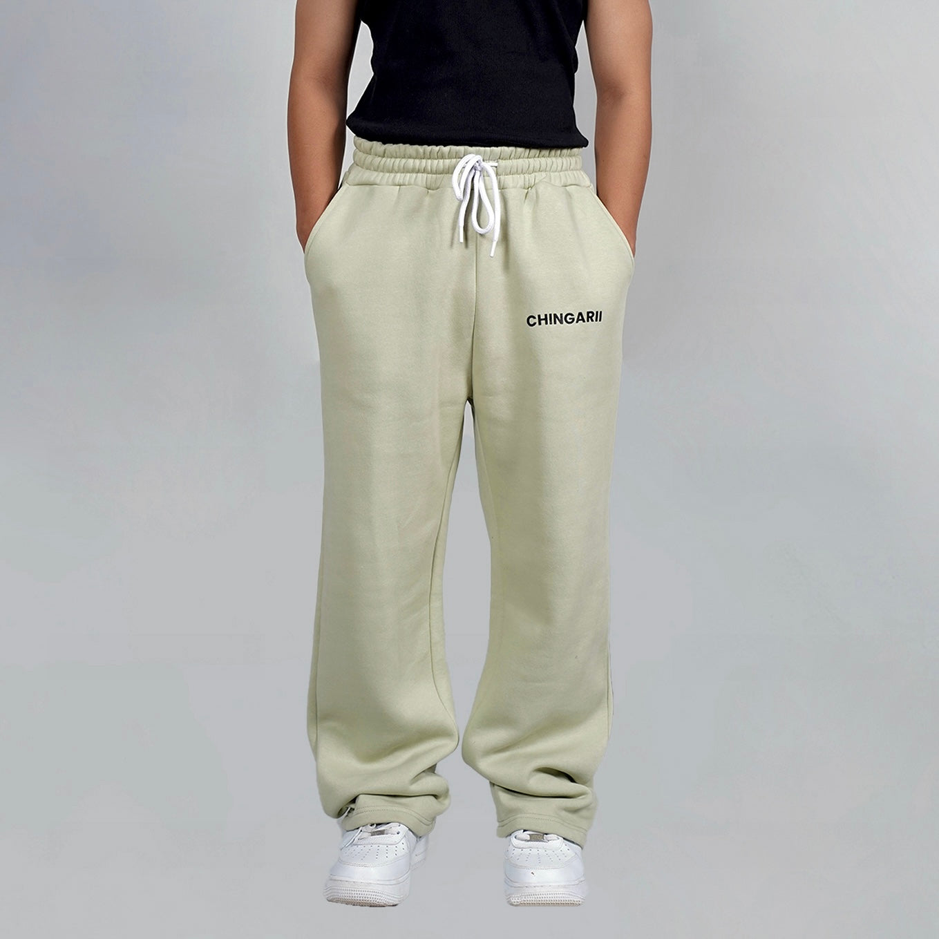 PISTACHIO PRINTED SWEATPANTS